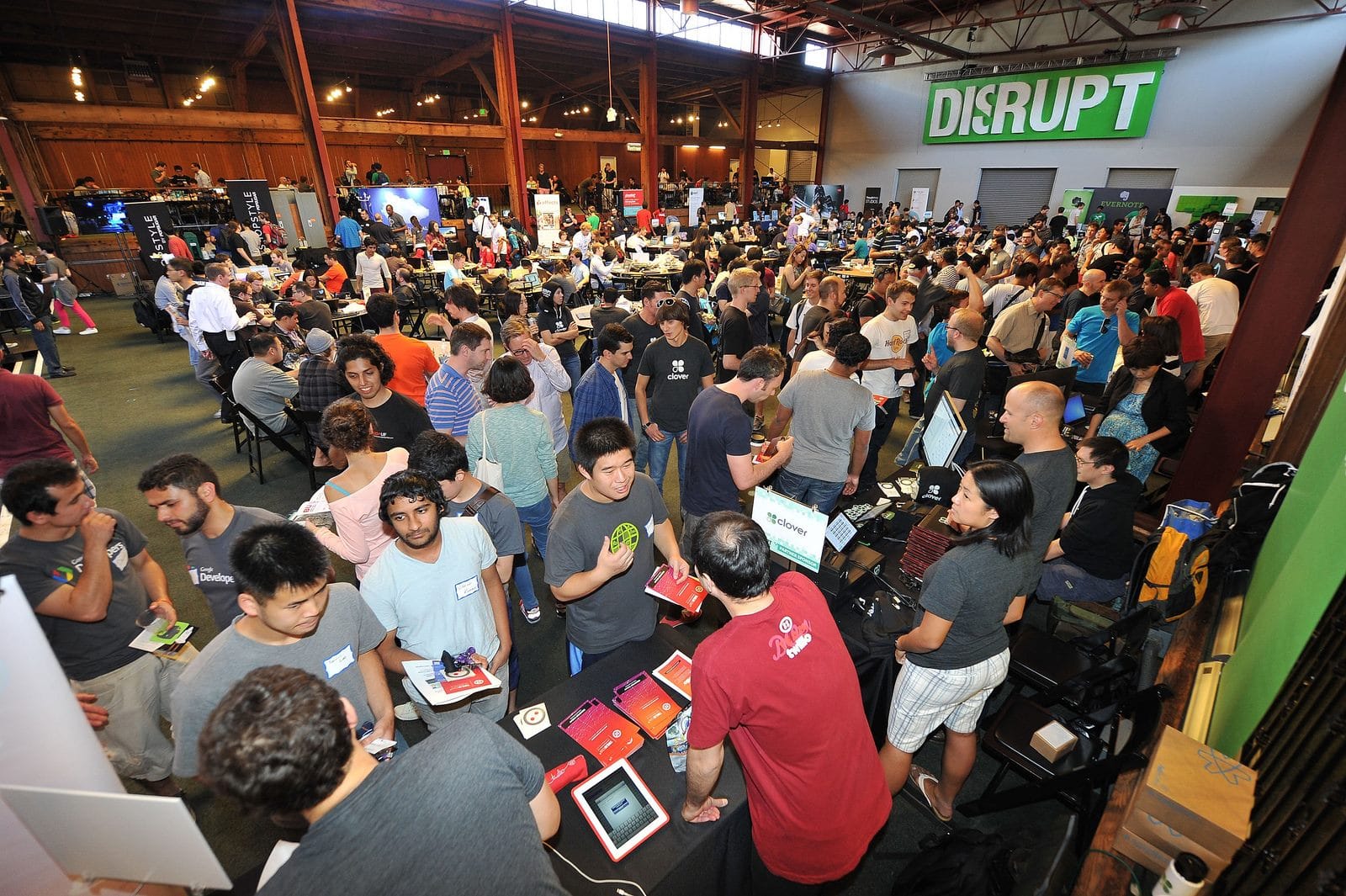 TechCrunch Disrupt hackathon in San Francisco.