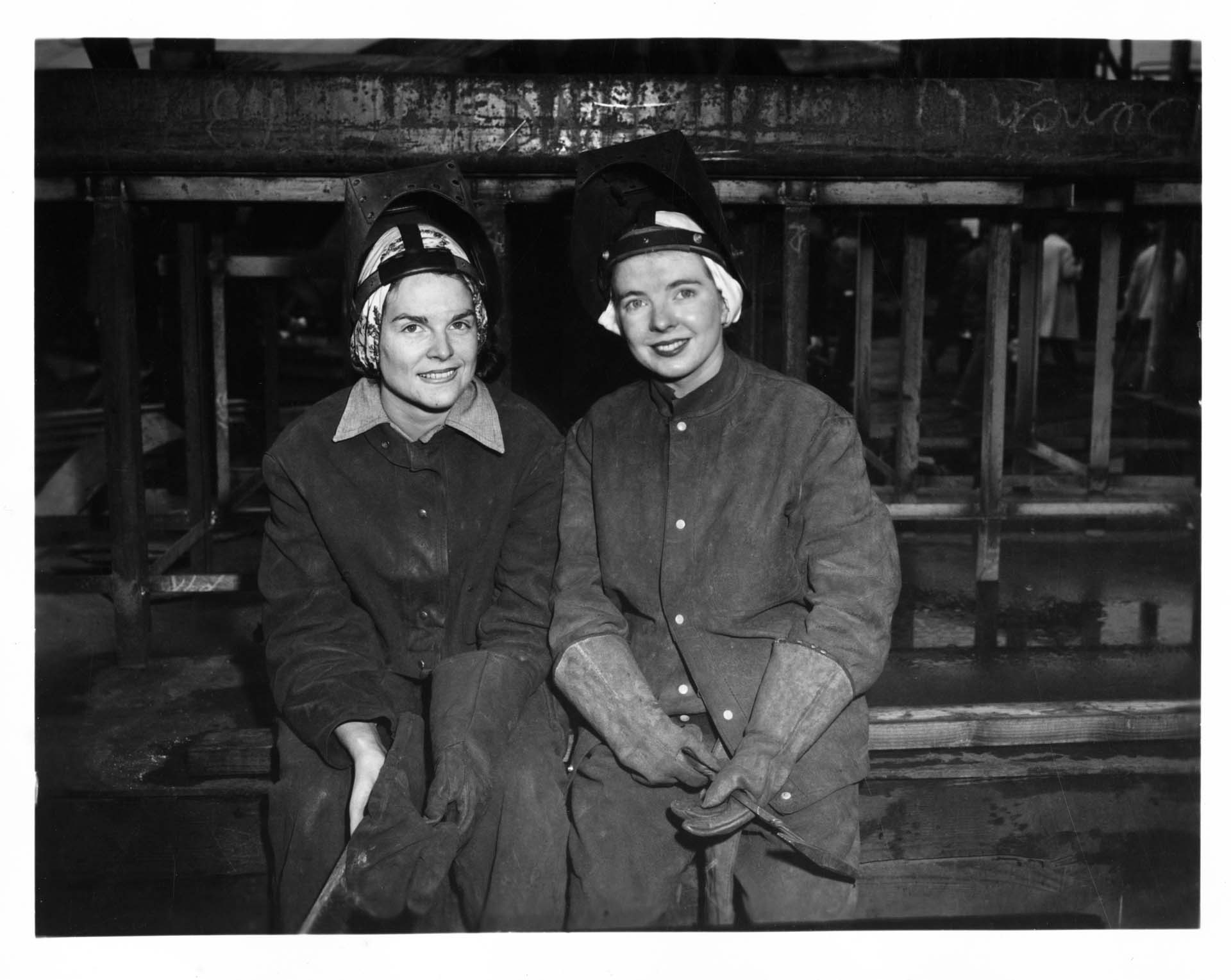 Welders at Lockheed in Seattle.