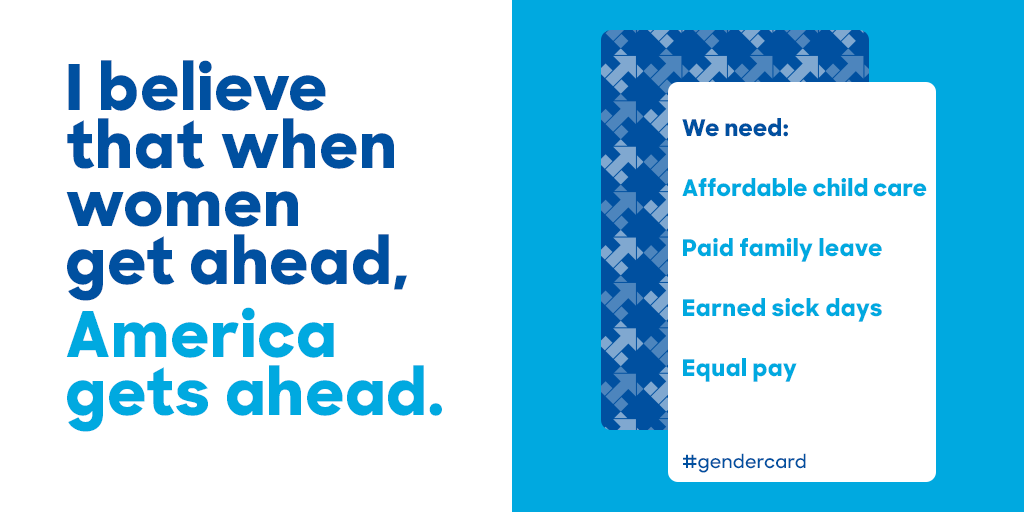 Hillary gender card