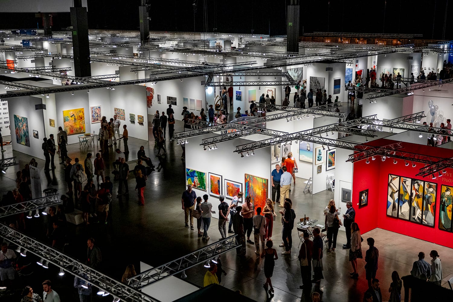 The Seattle Art Fair at CenturyLink Field Event Center on Aug. 1, 2019. The fair goes Friday through Sunday.