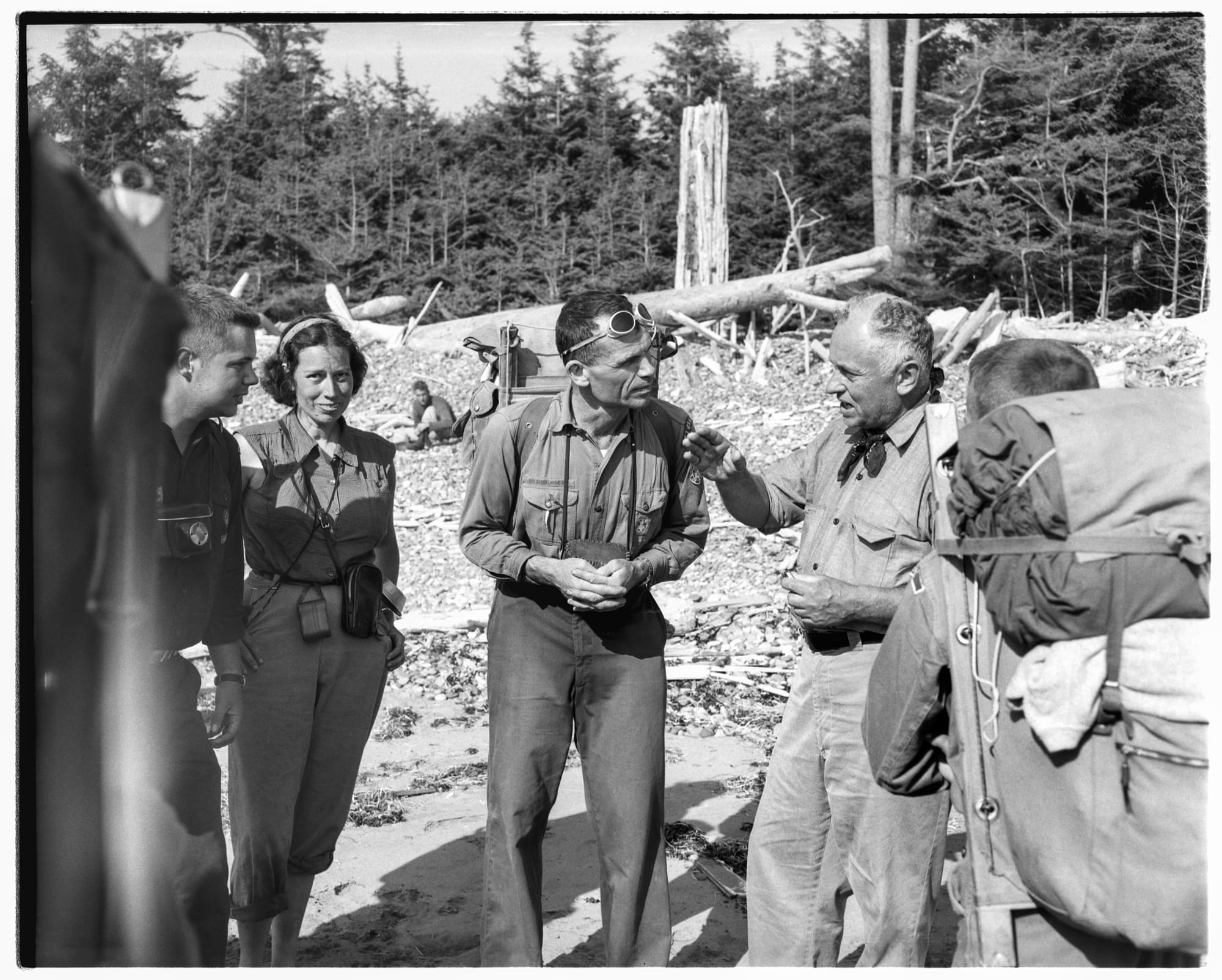 William O. Douglas on his Pacific Coast protest hike