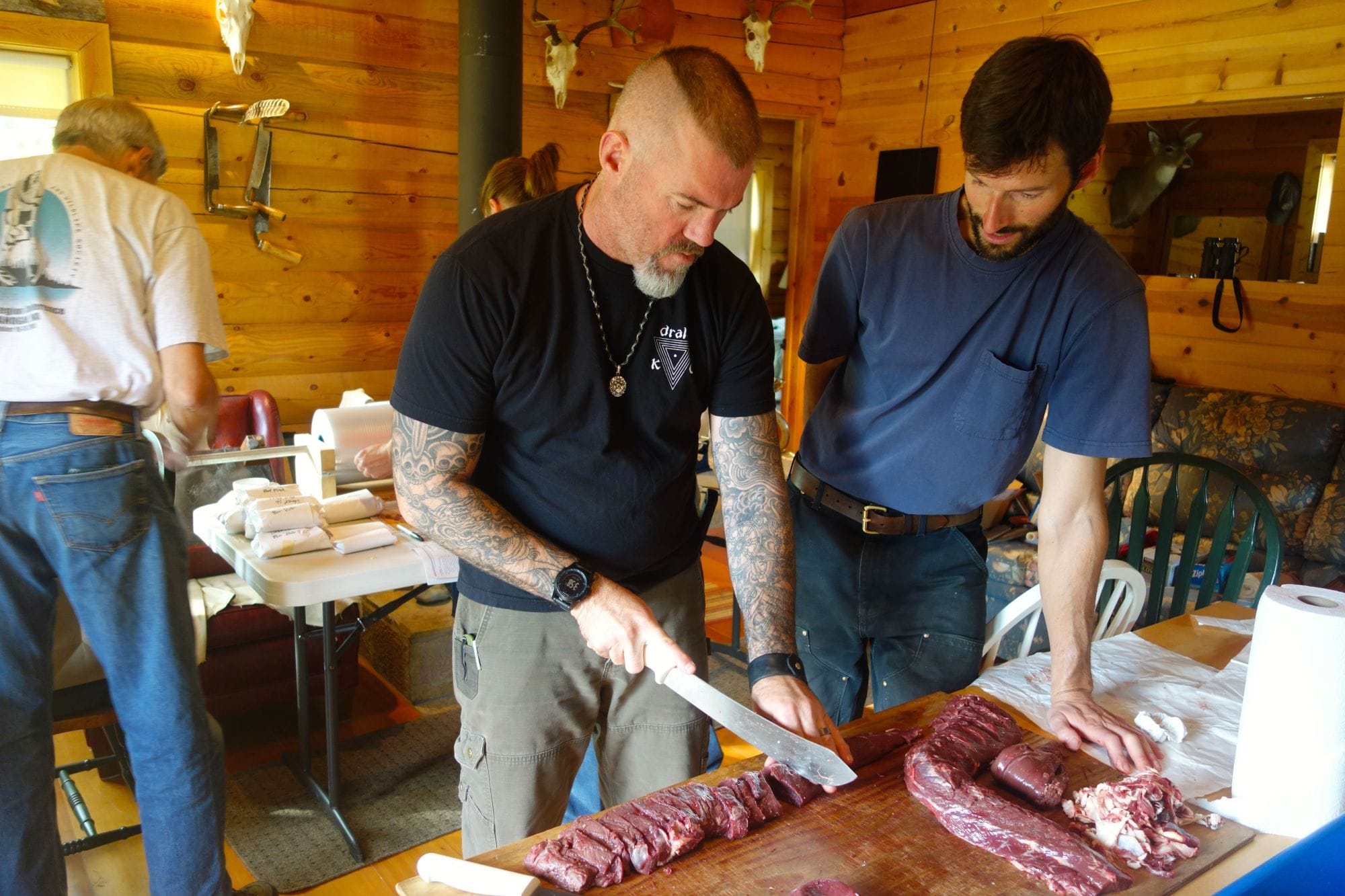 Deer carving