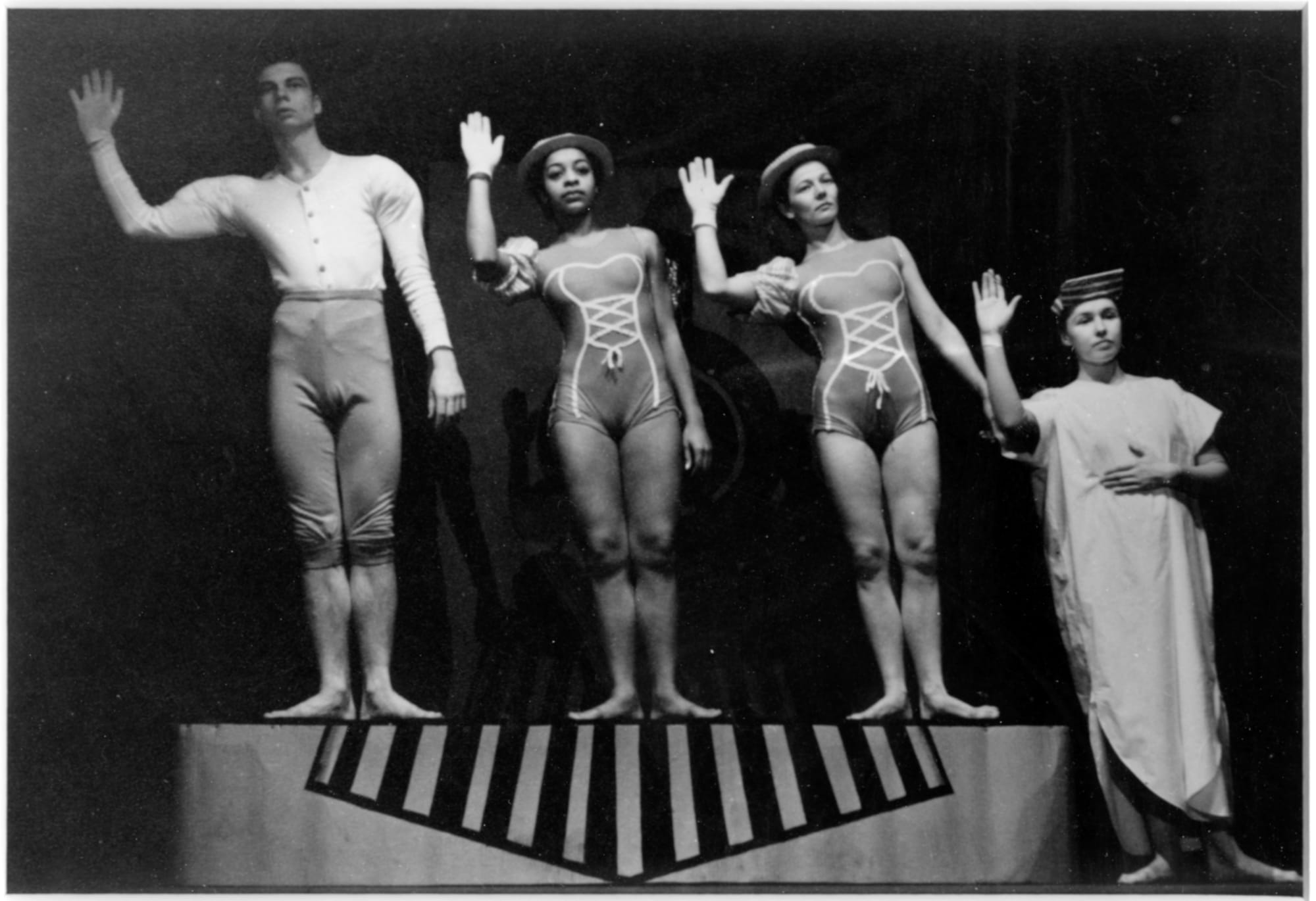 Syvilla Fort performing with Merce Cunningham at Cornish