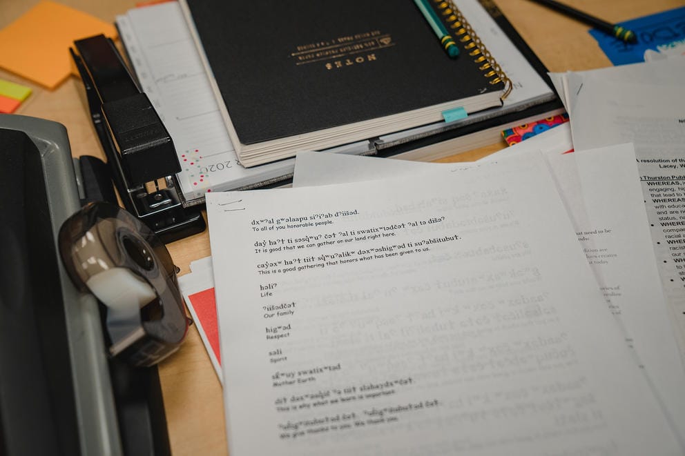 native language text